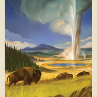Riley Blake Legends of The National Park Yellowstone National Park