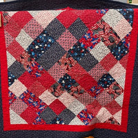 On Point Patriotic Quilt - Ready-Made • 47" x 48"