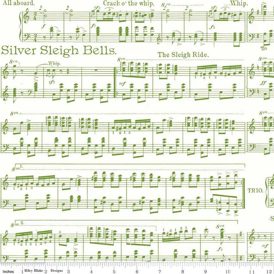 Riley Blake Classic Christmas Sheet Music