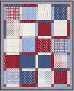 Moda Prairie Days Patriotic Nine Patch Quilt Kit