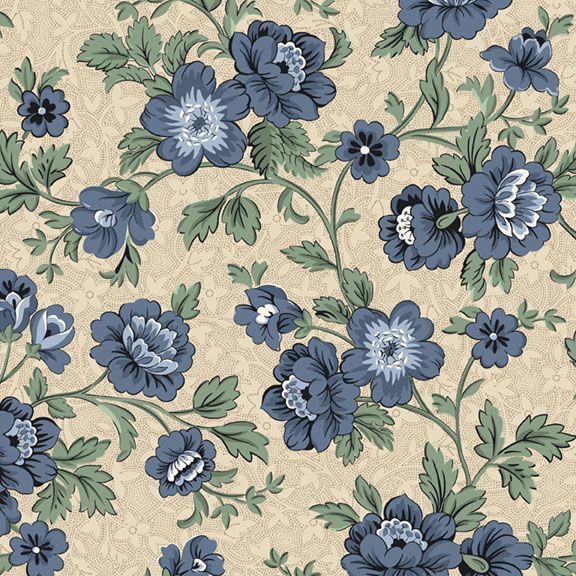 Marcus Fabrics Grace Elizabeth R101682D Large Floral