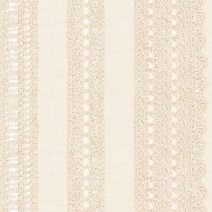 Marcus Fabrics Cottage Lace Crochet Stripe