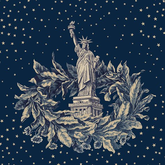 Marcus Fabrics Liberty Island Lady Liberty R261660D