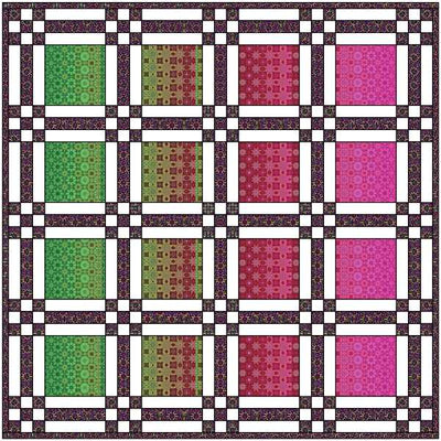 Hoffman Razzmatazz Quilt Kit