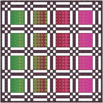 Hoffman Razzmatazz Quilt Kit