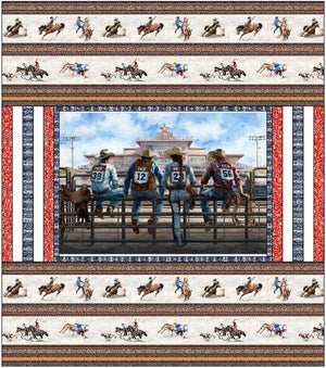 Hoffman Fabrics Rodeo Dream Panel Quilt Kit