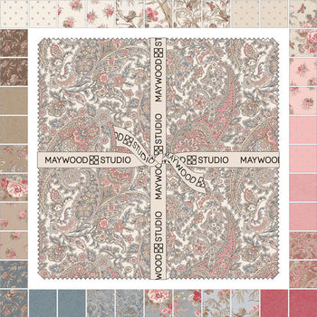 Maywood Meadow Blush 10 inch Squares