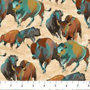 Northcott Fabrics Southwest Vista Buffalo 25629-12