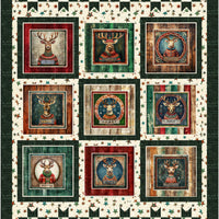 QT  Fabric Santa's Workshop Quilt Kit