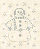 Moda Fabrics  Snowman Gather IV Panel Quilt Kit