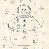 Moda Fabrics  Snowman Gather IV Panel Quilt Kit