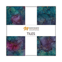 Northcott Fabrics Midas Touch 10 inch Tiles