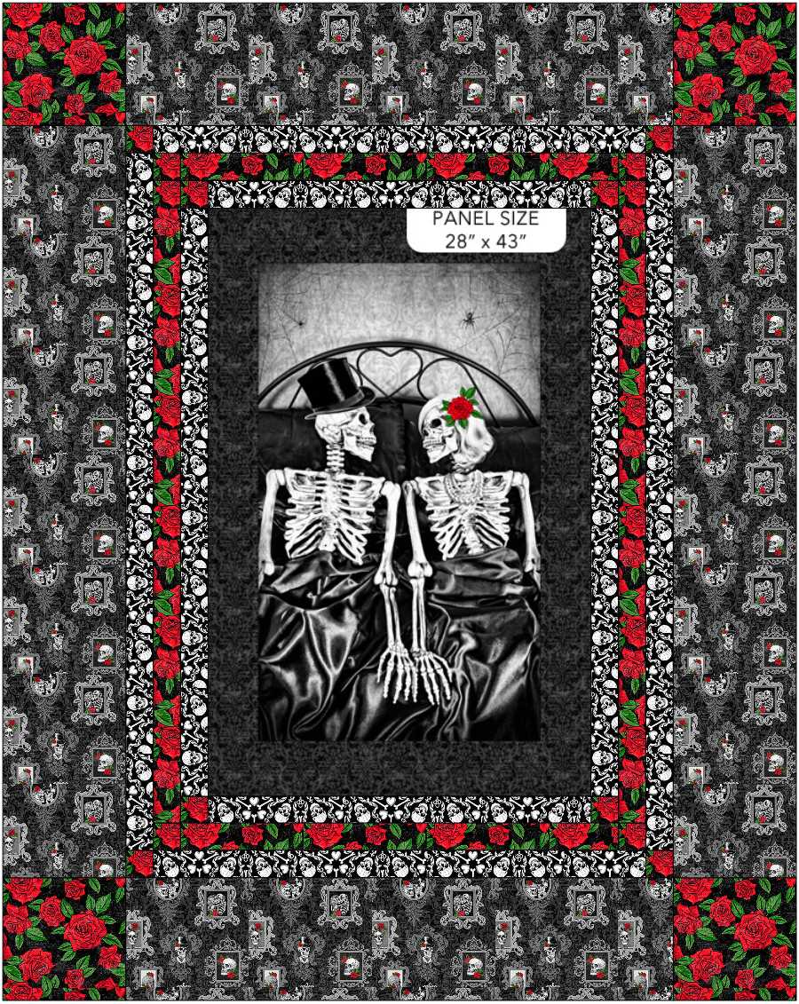 Northcott Fabric Till Death Do Us Part Quilt Kit