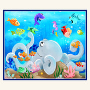Clothworks SB20421-999 Under the Sea 36" Play Mat