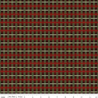 Riley Blake Up O The Housetop C14735 Plaid