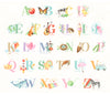 Hoffman Fabric Love and Learning Alphabet V5326-22