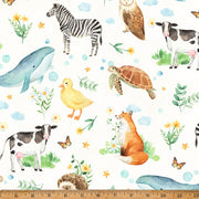 Hoffman Fabric Love and Learning Animals V5329-22