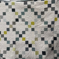 Greenstone Scrappy Quilt by Jen Kingwell – Handmade Modern Throw | 51" x 58"
