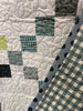 Greenstone Scrappy Quilt by Jen Kingwell – Handmade Modern Throw | 51" x 58"