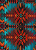 Timeless Treasures CD7510 Southwest Blanket Turquoise