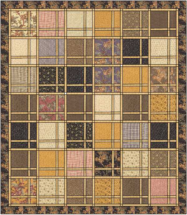 Moda Wild Orchid Layer Cake Fun Quilt Kit