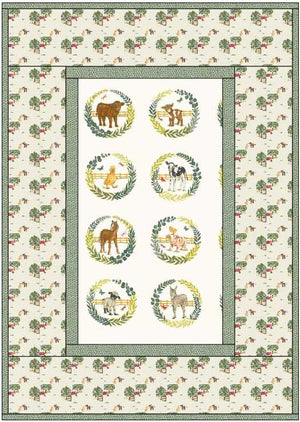 Moda Willow Farm Panel Quilt Kit