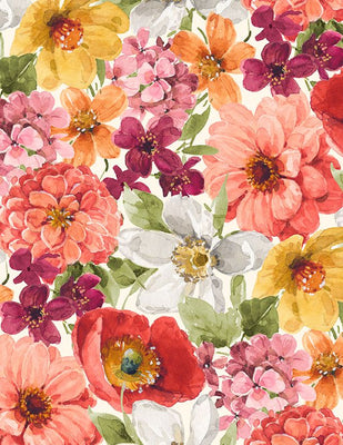 Wilmington Fabric 17809 287 Packed Florals Multi