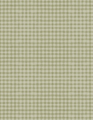 Wilmington Fabric 17813 707 Gingham Green