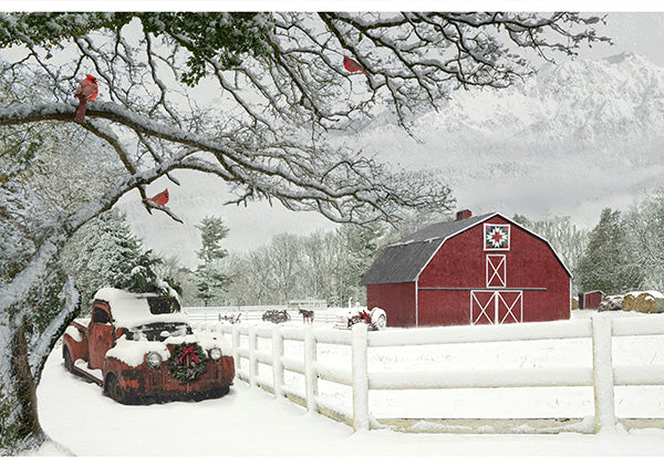 Hoffman Fabrics Frosted Holidays- December