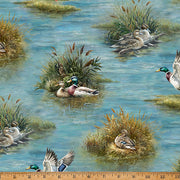 Hoffman Fabrics Lakeside Echo X5665-311 Lake