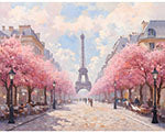 Hoffman Fabric Eiffel Tower #165