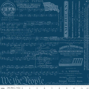 Riley Blake Sew American Vintage Sheet Music C17345