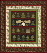 Benartex Cabin in The Woods Quilt Kit