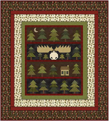 Benartex Cabin in The Woods Quilt Kit