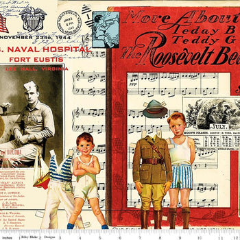 Riley Blake Sew American Vintage Collage CD17343