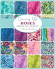 Moda Fabrics Coming Up Roses 39791 11- Rainbow