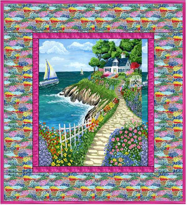 Clothworks Cottage Dreams Quilt Kit