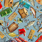 Michael Miller Fabrics Girls Gone Fishing 11939 Fishing Fun