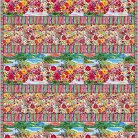 Hoffman Fabric Fiore Quilt Kit