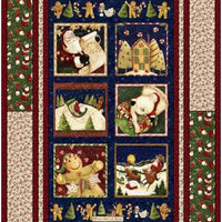 Clothworks Gingerbread Christmas Quilt Kit