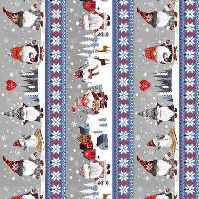 Timeless Treasures- CD2886 Winter Nordic Gnomes 11