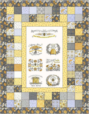 Moda Honey and Lavender Charm Panel Quilt Kit