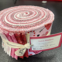 Clothworks 2.5 inch Strip Roll- Love Matters