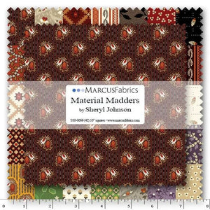 Marcus Fabrics Material Madders 10" Squares