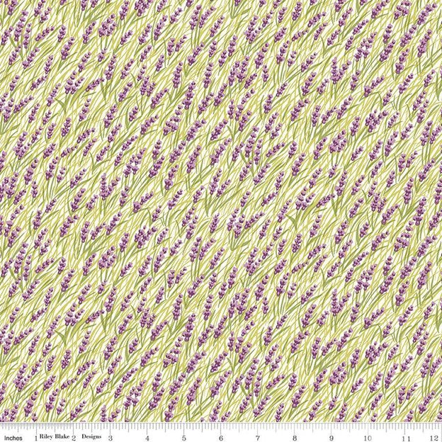 Riley Blake  1667366 Postcards from the Highlands Marsh Orchids