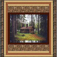 Hoffman Fabrics Mountain Cabin Panel Quilt Kit