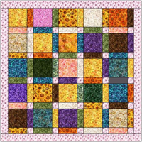 QT Fabrics Nine Patch Blossom Quilt Kit