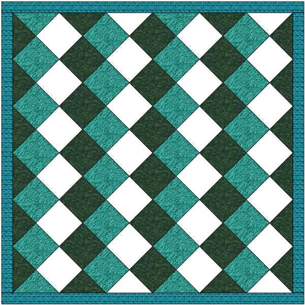 On Point Quilt Sea Glass Quilt Kit
