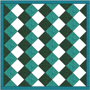 On Point Quilt Sea Glass Quilt Kit