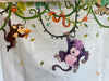 Clothworks Susy Bee Jungle Friends Double Border